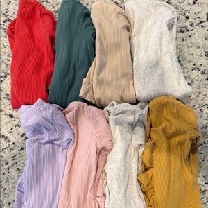 Old Navy Ribbed Pajamas 3-6M Bundle
